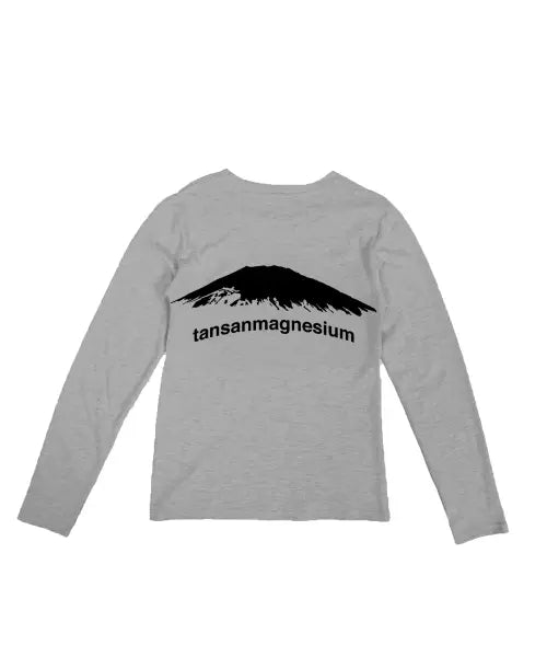 [TANSANMAGNESIUM] Mountain Long Sleeve Black / 마운틴 롱슬리브 (그레이/블랙)