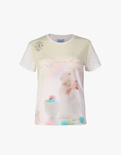 [HONKYO] Baby Half Tee- Easter Bunny