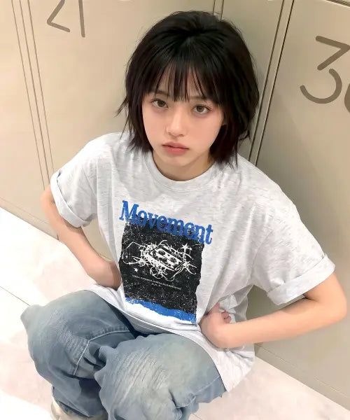 [VIVA LA VIDA] Movement Short Sleeve T-Shirt / Movement 반팔 티셔츠