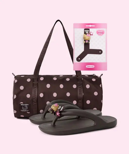 [TAW\u0026TOE] Tann Hello Kitty Set Brown / 탠 헬로키티 세트 BROWN