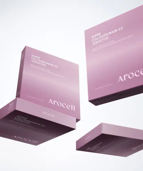 [AROCELL] AROCELL SUPER COLLAGEN MASK / 슈퍼 콜라겐 겔 마스크 12매입