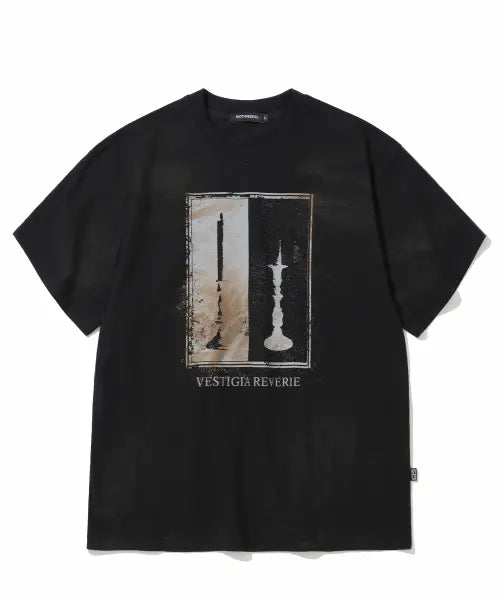[NOT4NERD] Silent Wick Oil Washed T-Shirts - Black