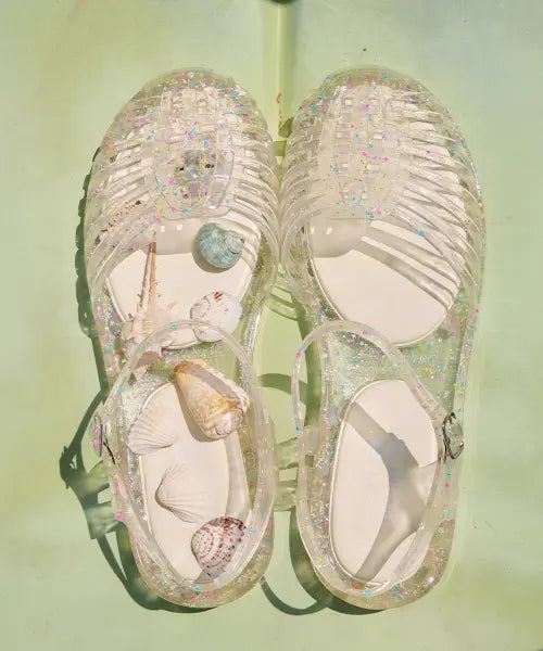 [ROCKFISH WEATHERWEAR] GLAIR STRAPPY SANDALS - CLEAR STAR