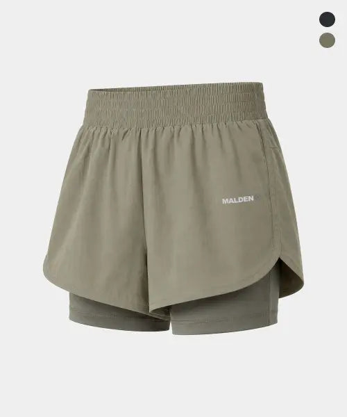 [MALDEN] Light 2-in-1 Women Running Shorts / 라이트 투인원 우먼 러닝 쇼츠