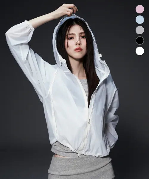 [MUSINSA STANDARD WOMAN] [UV Protection] Womens Sheer Windbreaker (5 colors) / [UV 프로텍션] 우먼즈 시어 윈드브레이커 (5 colors)