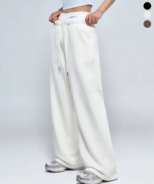 [PHYSICAL GARMENTS] P5069 Women's Layered Wide Pants [3 Colors] / P5069 우먼 레이어드 와이드팬츠 [3COLOR]
