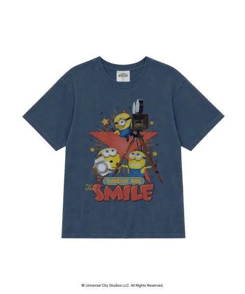 [ULDD STORE] Minions Movie Tee Blue / [미니언즈] Movie Tee Blue