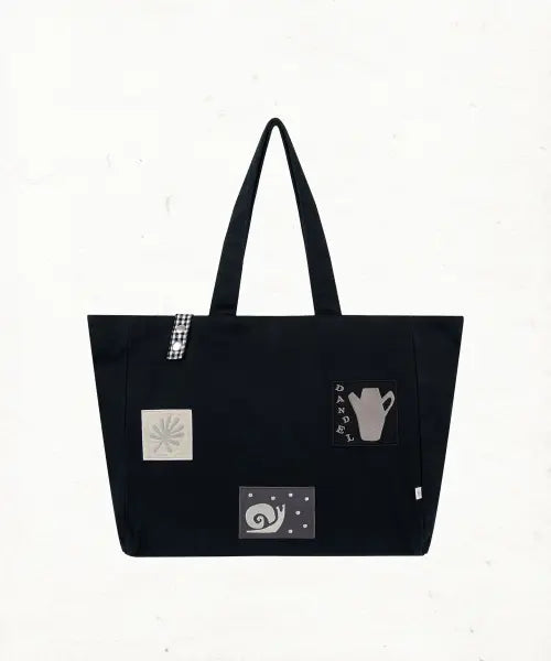 [DANDEL] DD gallery shopper bag (BLACK)