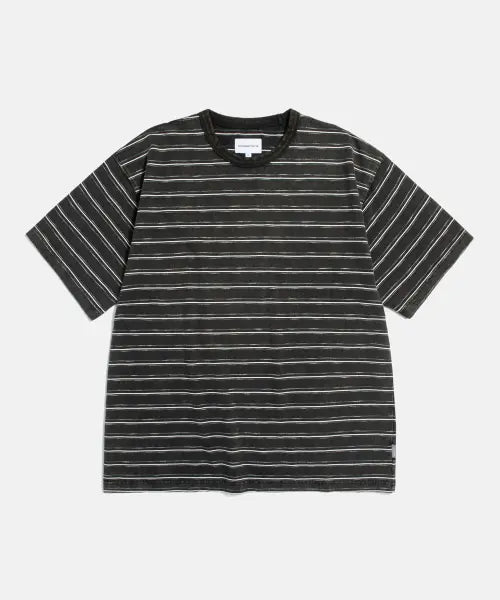 [ESPIONAGE] Vintage Washed Border Tee Black