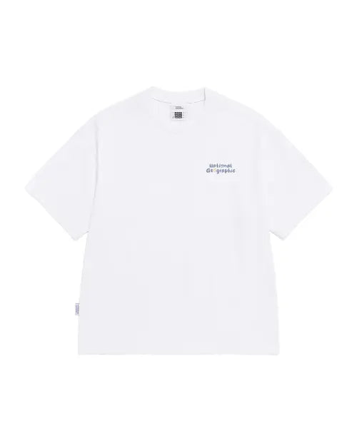 [NATIONALGEOGRAPHIC] N262UTS901 Sorona Cool Griffin Semi-Oversized Short Sleeve T-shirt WHITE / N262UTS901 소로나 쿨 그리핀 세미오버핏 반팔 티셔츠 WHITE