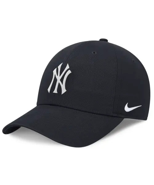 [FANATICS] New York Yankees NIKE CLUB UNSTRUCTURED ORGANIC COTTON CAP - Pitch Blue / 뉴욕 양키즈 나이키클럽 언스트럭처 오가닉 코튼 캡 - 피치 블루