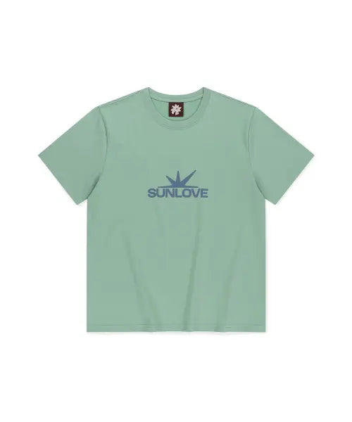 [SUNLOVETOUR] Daybreak Logo Tee Green
