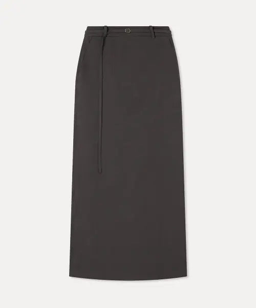[MIXXO] Belted H-line Maxi Skirt / 벨티드 H라인 맥시 스커트_MIWWHGT14B