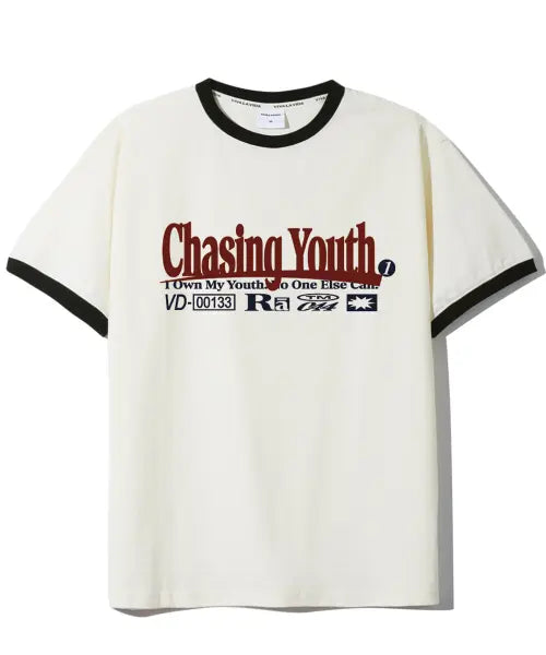 [VIVA LA VIDA] Chaser Ringer Short Sleeve T-Shirt / Chaser 링거 반팔 티셔츠