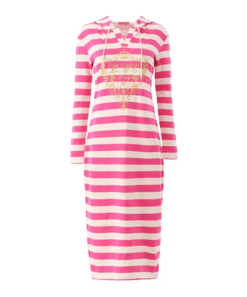 [BABYMETALCLUB] Candy gal hood long dress (pink) / 캔디 갤 후드 롱 드레스 (체리핑크)