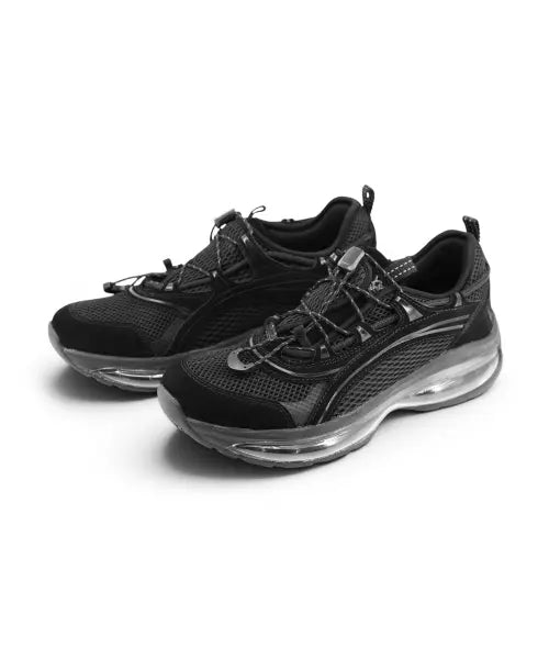 [YASE] Songe Songe X Yase Offset Quick Racer Airsole Sneakers Black / 송이송이 x 야세 오프셋 퀵레이서 에어솔 스니커즈 블랙
