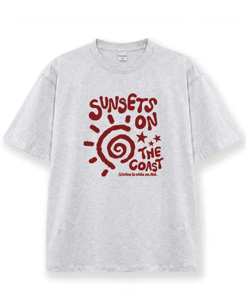 [VIVA LA VIDA] Sunset Short Sleeve T-Shirt / Sunset 반팔 티셔츠