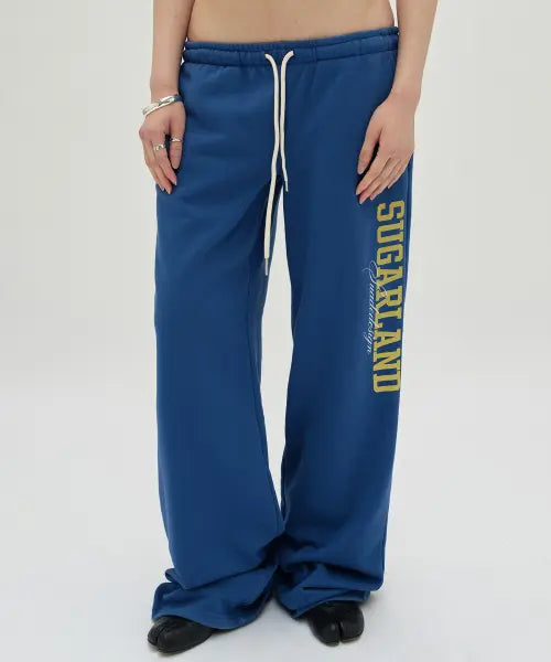 [SUADE] SUGARLAND SWEAT PANTS [BLUE]