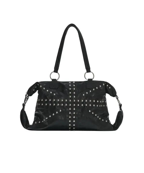 [DEFGARMENTS] METAL STUD TOTE BAG [3COLOR]