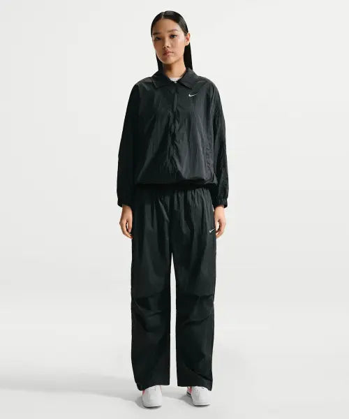 [NIKE] W NSW LTWT UV PROTECTIVE PANT - BLACK/(SAIL) / 스포츠웨어 미드라이즈 경량 UV 팬츠 W - 블랙:세일 / IO3377-010