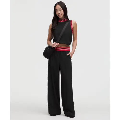 [LULULEMON] Breezy Mid-Rise Pants Trim - Black (Asia Fit) / 브리즐리 미드라이즈 팬츠 트림 *아시아 핏  BLK
