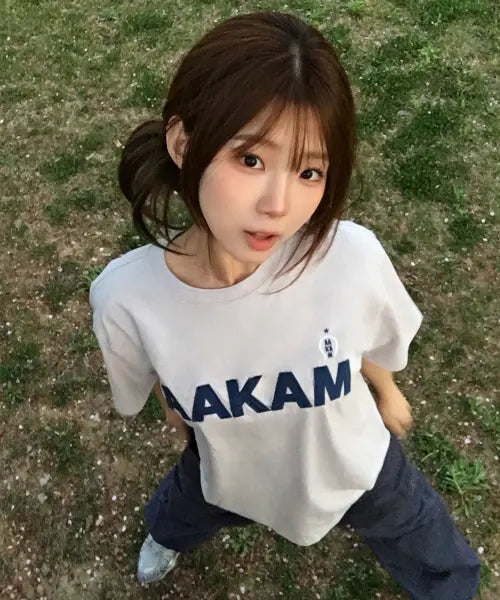 [AAKAM] AKM Horse Half Top (Blue)