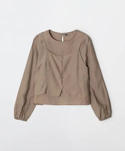 [SPAO] Bustier Blouse Set_SPBWG23W01 / 뷔스티에 블라우스 세트_SPBWG23W01