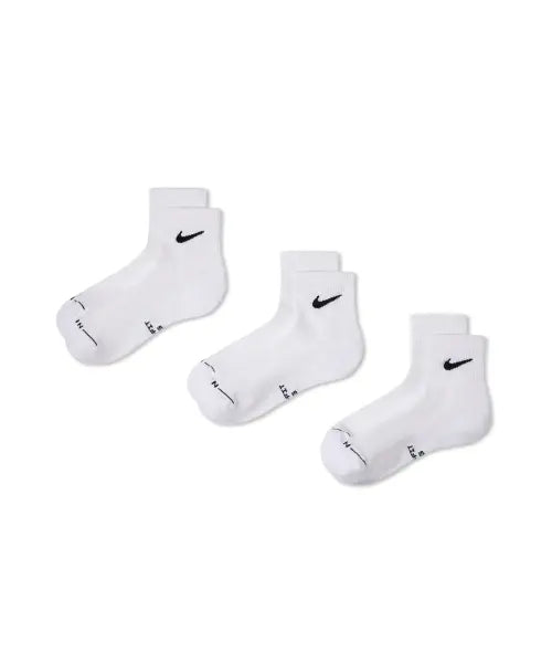 [NIKE] U NK ED ELVD ANK 3P - 144 - WHITE(BLACK)/WHITE(BLACK)/WHITE(BLACK) / 에브리데이 엘리베이티드 앵클 삭스(3켤레) - 멀티컬러 / HQ8030-901