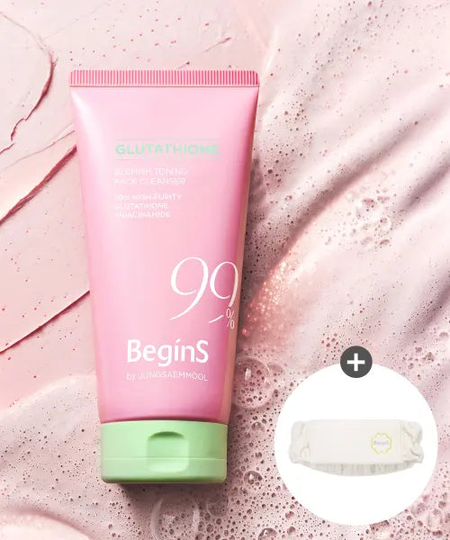 [BEGINS] Pink Guava Glutathione Traces Toning Pack Cleanser 130ml / 핑크 구아바 글루타치온 흔적 토닝 팩 클렌저 130ml (세안 밴드 증정)