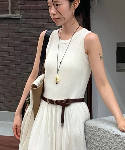 [MAKE A TOAST] DAILY LEATHER BELT (BROWN) MBFSAC003BR / 데일리 레더 벨트(브라운) MBFSAC003BR