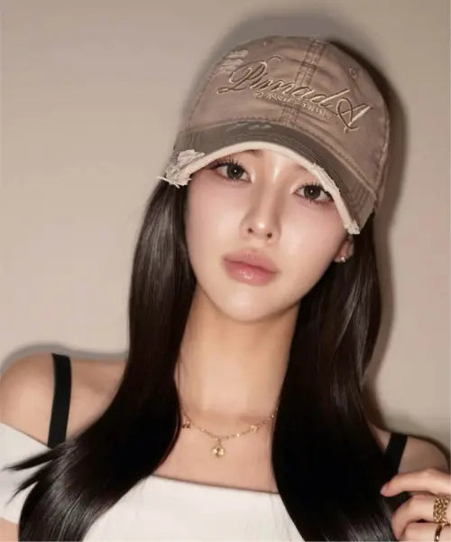 [PIMADAZIWIN] Crazy Damage Washing Ball Cap / 크레이지 데미지 워싱볼캡_4Color