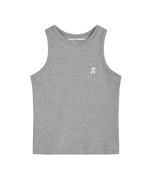[REST\u0026RECREATION] WAFFLE SLEEVELESS - GREY