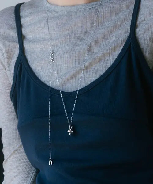 [PEARLY MORE] Vessel Pendant Long Necklace_PM26N013SS / 베셀 팬던트 롱 목걸이_PM26N013SS