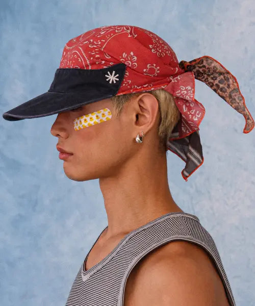 [GLACK] Floppy Cotton Bandana Cap (Leopard) / GC079 플로피 코튼 반다나 캡 (LEOPARD)