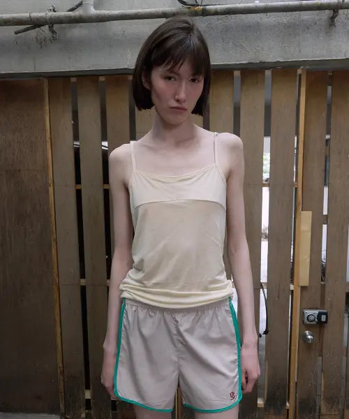 [NOCONTENT] Essential Sleeveless Top _ Butter / 346. 에센셜 슬리브리스 _ 버터