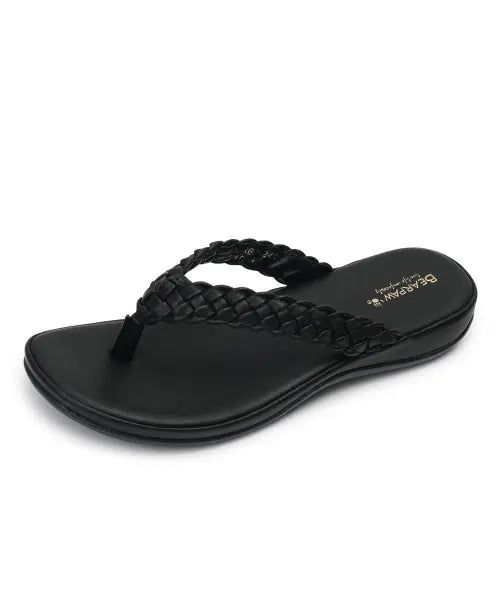 [BEARPAW] ABEL Flip Flops Black / ABEL 플립플랍 블랙 (K2966001RB-W)