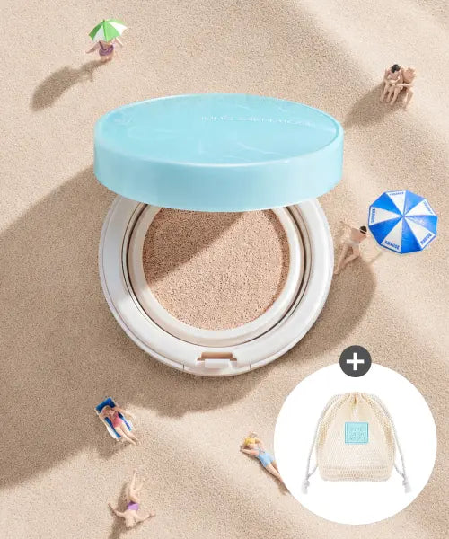 [JUNGSAEMMOOL] Essential Skin Nuder Cushion (Includes Refill) - Summer Edition / [썸머에디션] 에센셜 스킨 누더 쿠션 (리필포함)(썸머 메쉬 파우치 증정)