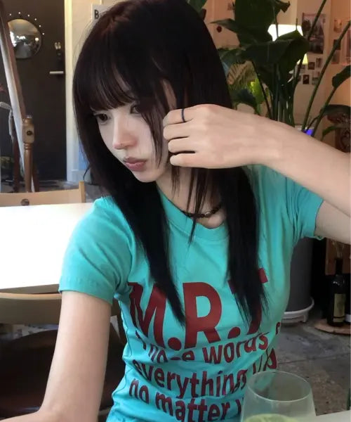 [VENHIT] MRT Vivid Slim Fit Short Sleeve T-Shirt / MRT 비비드 슬림핏 반팔티