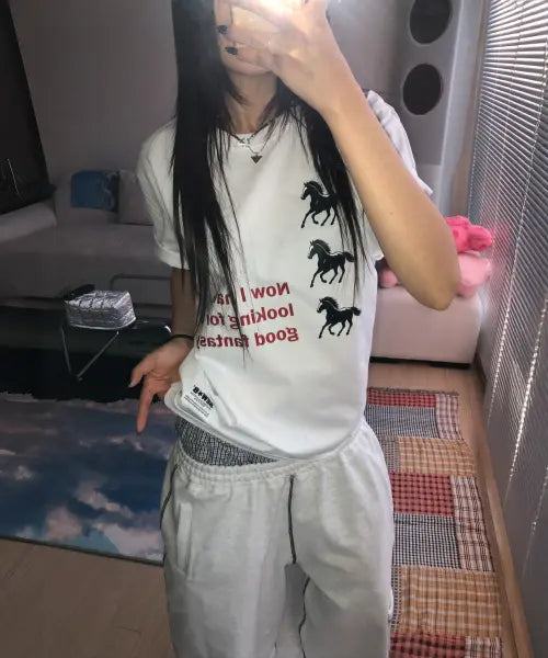 [SEW-B] NWWW Oversized Short-Sleeve T-Shirt / NWWW 오버핏 반팔티