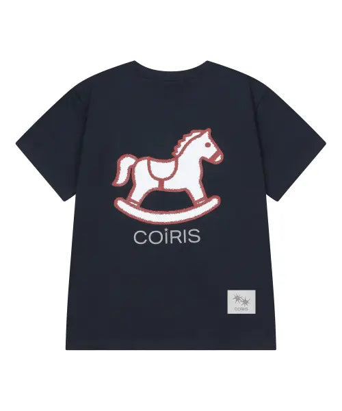 [COIRIS] CRAYON PONY GRAPHIC HALF T (4COLOR) / 크레용 포니 그래픽 반팔 티 (4컬러)