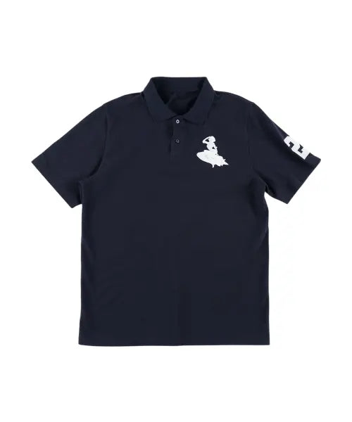 [ERTR] Cosmic Girl Pique T-Shirt Navy