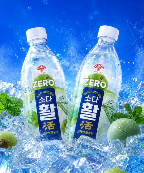 [DONGWHA] Sodawhal zero sparkling / 제로탄산 소다활 매실 500ml 24 PET