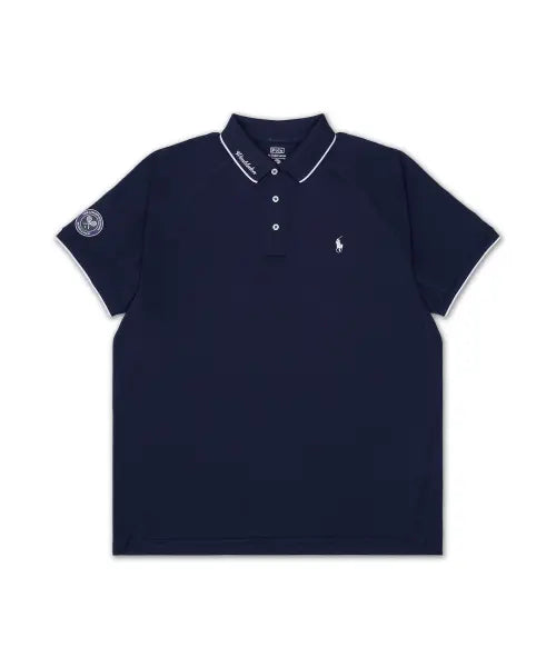 [POLO RALPH LAUREN] KNIT-POLO PERFORMANCE PIQUE-NAVY-410 / 윔블던 커스텀 슬림핏 폴로 셔츠-네이비