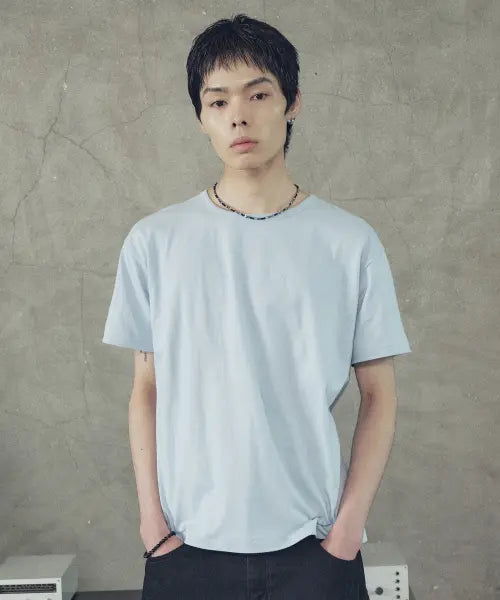 [SUPERSUB] Essetial Standard Color T-Shirt - Sky Blue / 에센셜 스탠다드 컬러 반팔티 - 스카이 블루