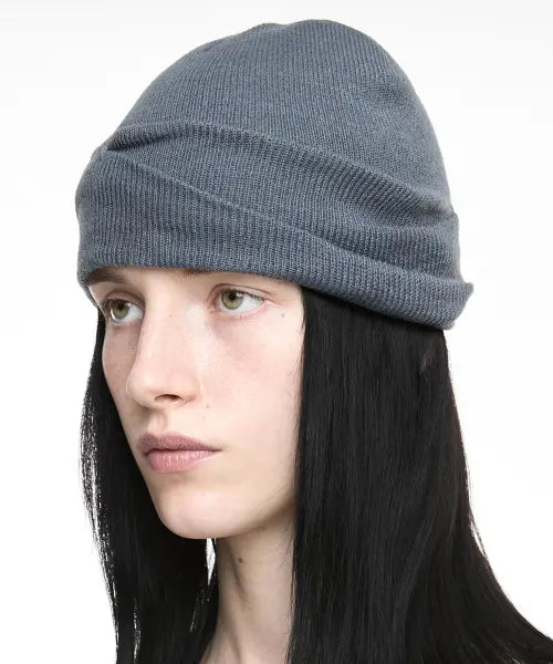 [NACHE] PINCHED BEANIE (UNISEX) DUSTY BLUE