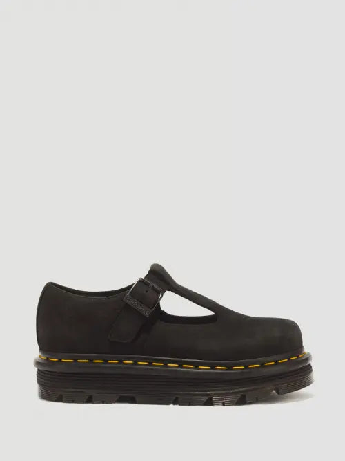 [DR.MARTENS] ZebZag Mary Jane Black Milled Nubuck WP / 제브잭 메리제인