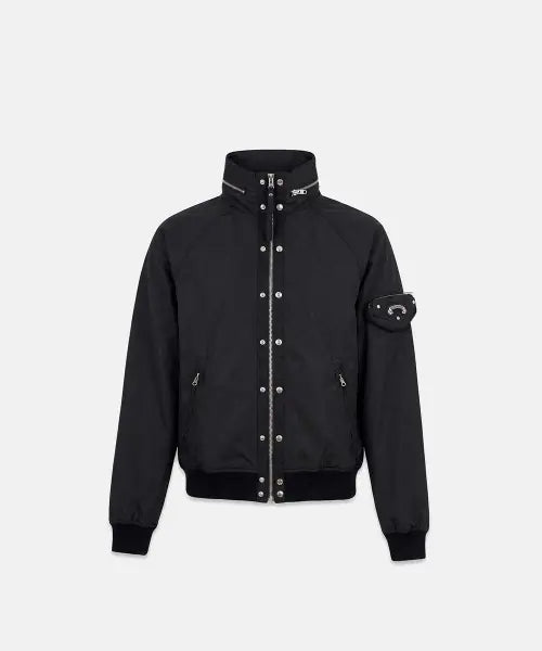 [BADBLOOD] Viper High-Neck Windbreaker - Black