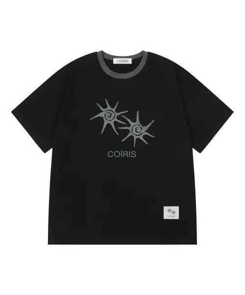 [COIRIS] SOLUNA HALF T  UNISEX(13COLOR) / 솔루나 배색 반팔 티 남녀공용 (13컬러)