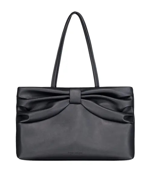 [FORUSRING] Ribbon dot bag (black)