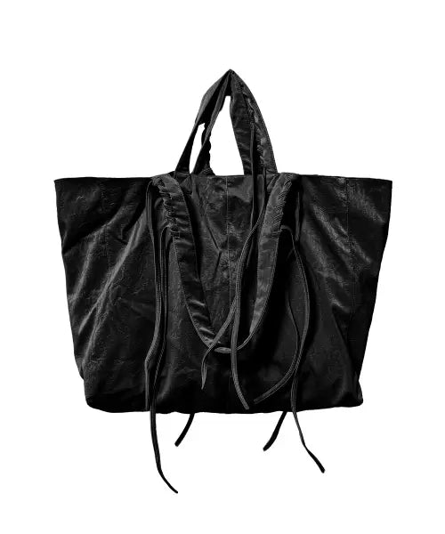 [JUNGDO] HEXA STRAP TOTE BAG . BLACK
